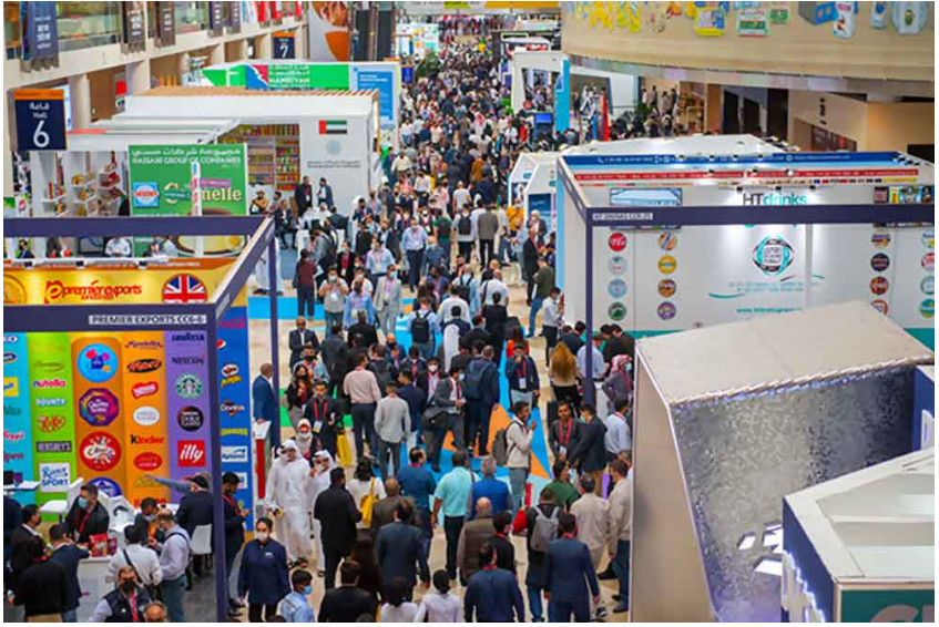 East African trade delegation at an international expo